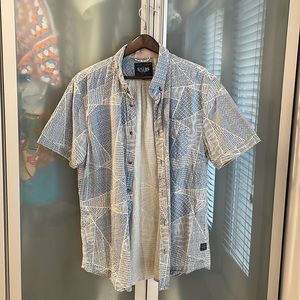 Roark pattern short sleeved shirt cotton